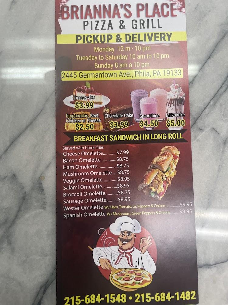 BRIANNA'S PLACE Menu image 1